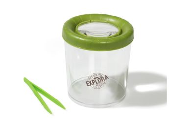 MAGNIFYING JAR ON STAND