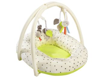 BABYMAT MET ONDERSTEUNING Fluweel met boog