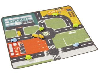 VERKEHRSTEPPICH Berufe Set und 9 Fahrzeuge