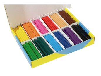 SCHOOLPACK CRAYONS DE CIRE Plastiwax