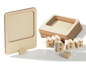 POLAROID-RAHMEN AUS HOLZ ZUM DEKORIEREN