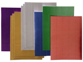 FEUILLES DE CARTON ONDULÉ 230 g Couleurs métallisées