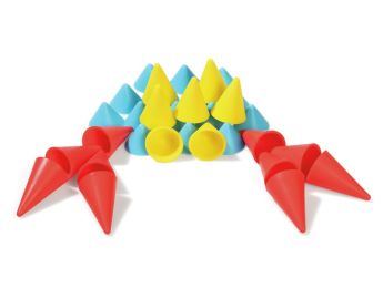 JEU DE CONSTRUCTION OPPI PIKS 48 cônes