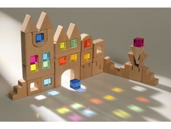 BLOCS DE CONSTRUCTION BOIS ET TRANSLUCIDES