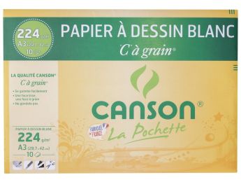 MAPPE CANSON Körnungspapier A3 224 g
