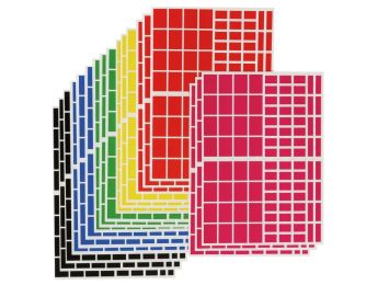 GOMMETTES GÉOMÉTRIQUES MULTITAILLES Rectangles