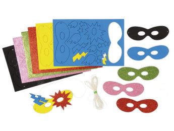MASQUES DE SUPER-HÉROS EN MOUSSE À CRÉER