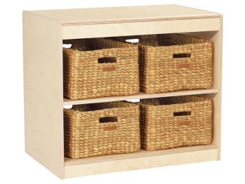MEUBLE DE RANGEMENT BABI Up H. 60 cm 4 paniers - 1 étagère