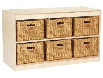 STAURAUMMÖBEL BABI Up H. 60 cm 6 Körbe - 1 Regalbrett