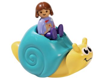 ENFANT AVEC ESCARGOT PLAYMOBIL