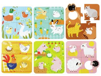 PUZZLES 6 PIÈCES LA FERME