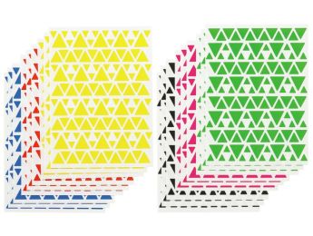GOMMETTES GÉOMÉTRIQUES MULTITAILLES Triangles