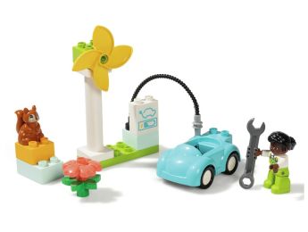 L'ÉOLIENNE ET LA VOITURE ÉLECTRIQUE LEGO® DUPLO®