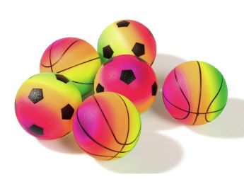 BALLONS DE FOOTBALL ET BASKETBALL UV