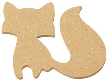 SUPPORT PLAT À DÉCORER Renard