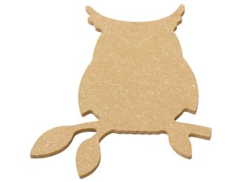 SUPPORT PLAT À DÉCORER Hibou