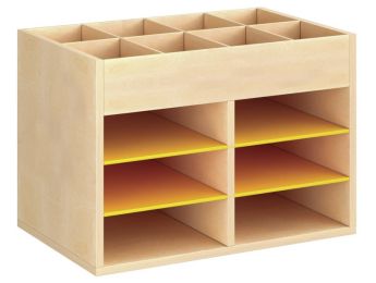 GELAMINEERD MEUBEL H: 51 cm - L: 70,5 cm 4 legplanken