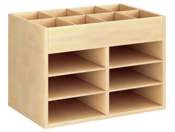 GELAMINEERD MEUBEL H: 51 cm - L: 70,5 cm 4 legplanken