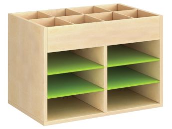 GELAMINEERD MEUBEL H: 51 cm - L: 70,5 cm 4 legplanken