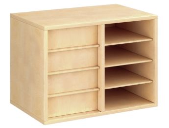 GELAMINEERD MEUBEL H: 51 cm - L: 70,5 cm 6 legplanken