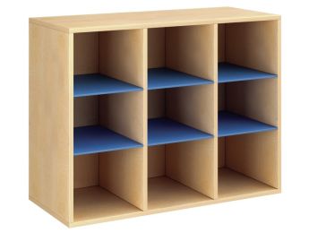 GEMELAMINEERD MEUBEL H: 81 cm - L: 105 cm 6 legplanken