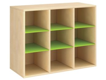 GEMELAMINEERD MEUBEL H: 81 cm - L: 105 cm 6 legplanken