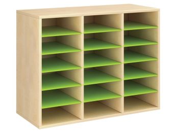 GEMELAMINEERD MEUBEL H: 81 cm - L: 105 cm 15 legplanken