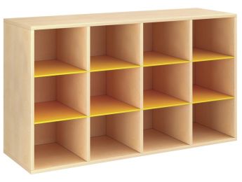 GEMELAMINEERD MEUBEL H: 81 cm - L: 139 cm 8 legplanken