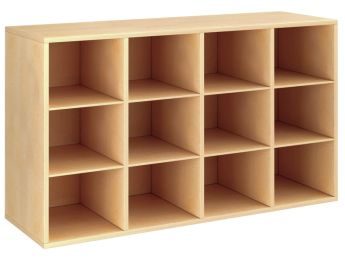GEMELAMINEERD MEUBEL H: 81 cm - L: 139 cm 8 legplanken