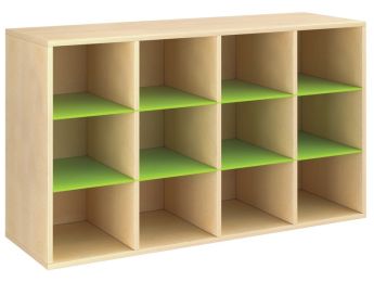 GEMELAMINEERD MEUBEL H: 81 cm - L: 139 cm 8 legplanken