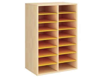 GEMELAMINEERD MEUBEL H: 102 cm - L: 70,5 cm 14 legplanken