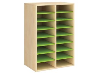 GEMELAMINEERD MEUBEL H: 102 cm - L: 70,5 cm 14 legplanken