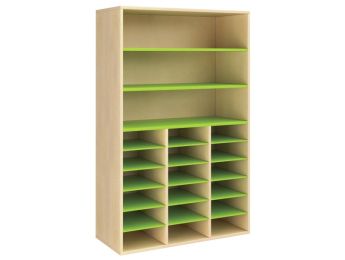 GEMELAMINEERD MEUBEL H: 162 cm - L: 105 cm 18 legplanken
