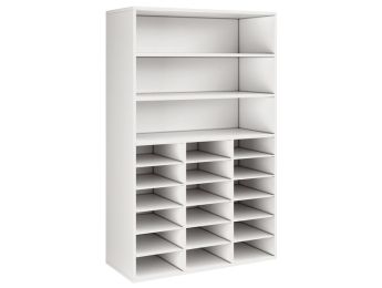 MÖBELSTÜCK MIT MELAMINBESCHICHTUNG H: 162 cm - L: 105 cm 18 Regalbretter