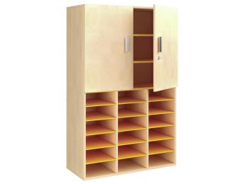 MÖBELSTÜCK MIT MELAMINBESCHICHTUNG H: 162 cm - L: 105 cm Hohe Türen 18...
