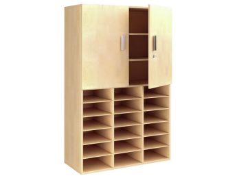 MÖBELSTÜCK MIT MELAMINBESCHICHTUNG H: 162 cm - L: 105 cm Hohe Türen 18...