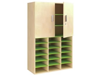 MÖBELSTÜCK MIT MELAMINBESCHICHTUNG H: 162 cm - L: 105 cm Hohe Türen 18...