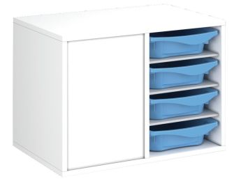 MÖBEL MIT MELAMINBESCHICHTUNG H: 51 cm - B: 70,5 cm 8 Behälter - 6...