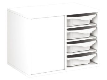 MÖBEL MIT MELAMINBESCHICHTUNG H: 51 cm - B: 70,5 cm 8 Behälter - 6...