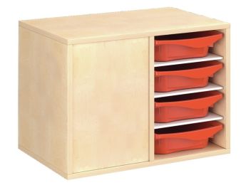 MÖBEL MIT MELAMINBESCHICHTUNG H: 51 cm - B: 70,5 cm 8 Behälter - 6...