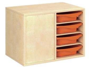 MÖBEL MIT MELAMINBESCHICHTUNG H: 51 cm - B: 70,5 cm 8 Behälter - 6...