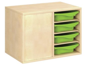 MÖBEL MIT MELAMINBESCHICHTUNG H: 51 cm - B: 70,5 cm 8 Behälter - 6...