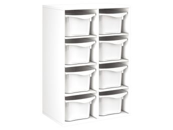 MÖBELSTÜCK MIT MELAMINBESCHICHTUNG H: 102 cm - L: 70,5 cm 8 Behälter - 6...