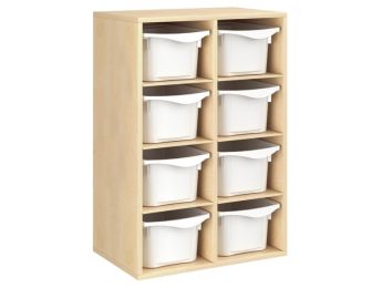 MÖBELSTÜCK MIT MELAMINBESCHICHTUNG H: 102 cm - L: 70,5 cm 8 Behälter - 6...