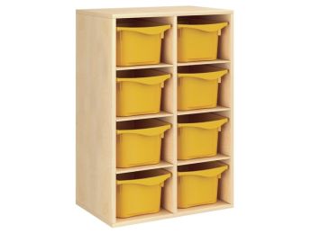 MÖBELSTÜCK MIT MELAMINBESCHICHTUNG H: 102 cm - L: 70,5 cm 8 Behälter - 6...