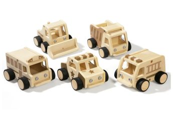 LARGE WOODEN VEHICLE MAXI PACK