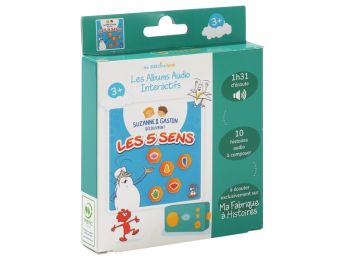 LIVRE AUDIO INTERACTIF Suzanne et Gaston découvrent les 5 sens