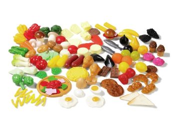 SET MIT 114 MINI-NAHRUNGSMITTELN