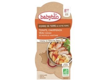 Pomme de terre, Tomate, Champignons et Veau - 2 x 200 g