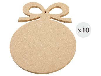 MAXI LOT SUSPENSIONS À DÉCORER Boules de Noël